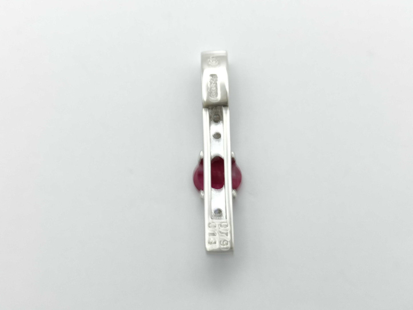 TASAKI R0.79ct D0.13ct PT900 3.4g Pendant Top