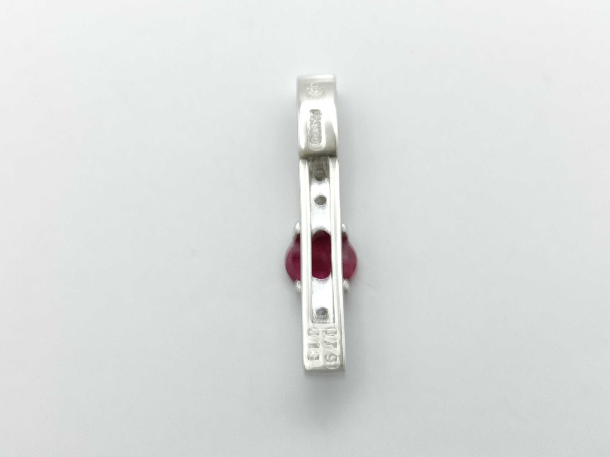TASAKI R0.79ct D0.13ct PT900 3.4g Pendant Top