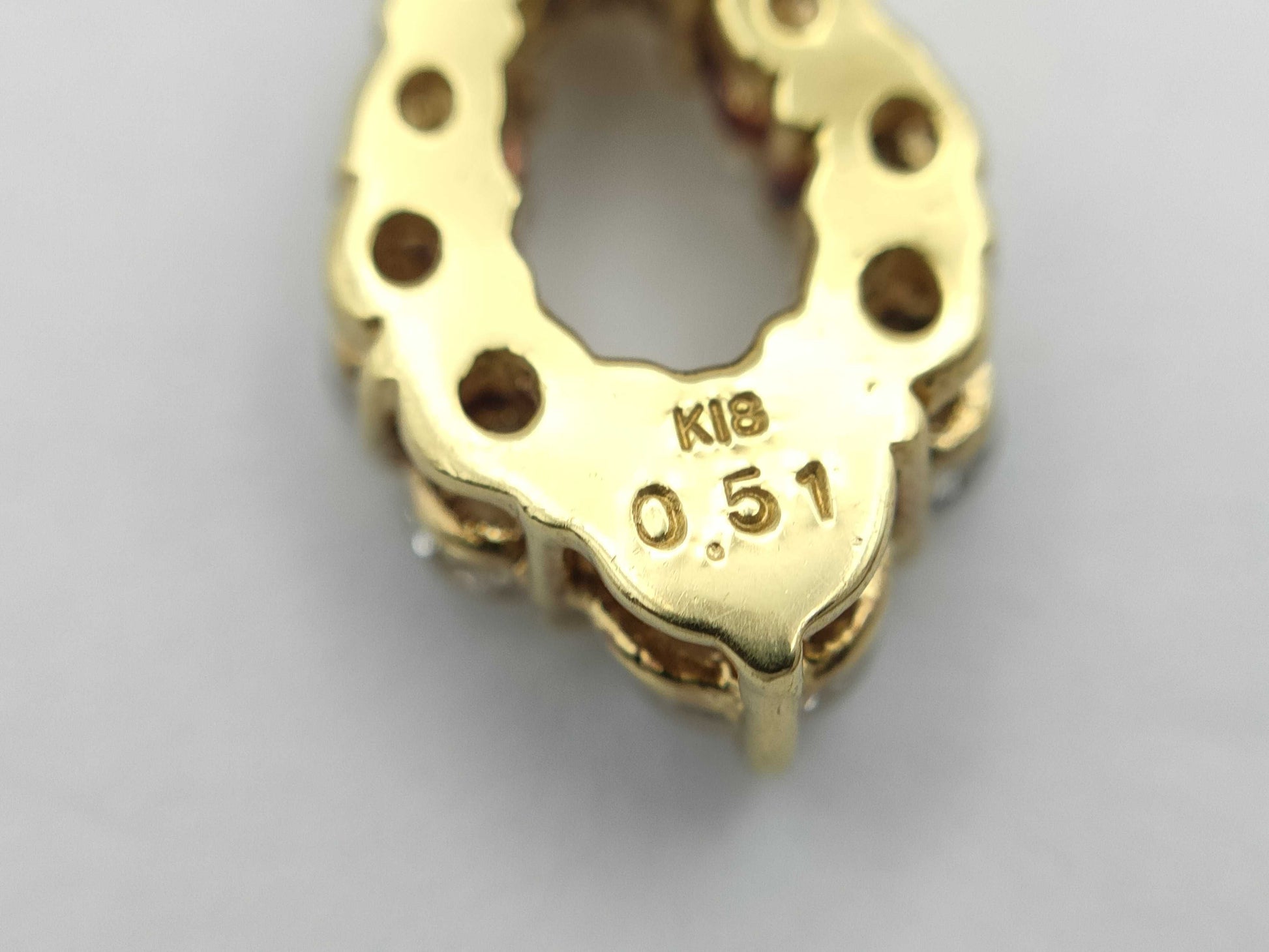 D0.51ct K18 2.9g Necklace