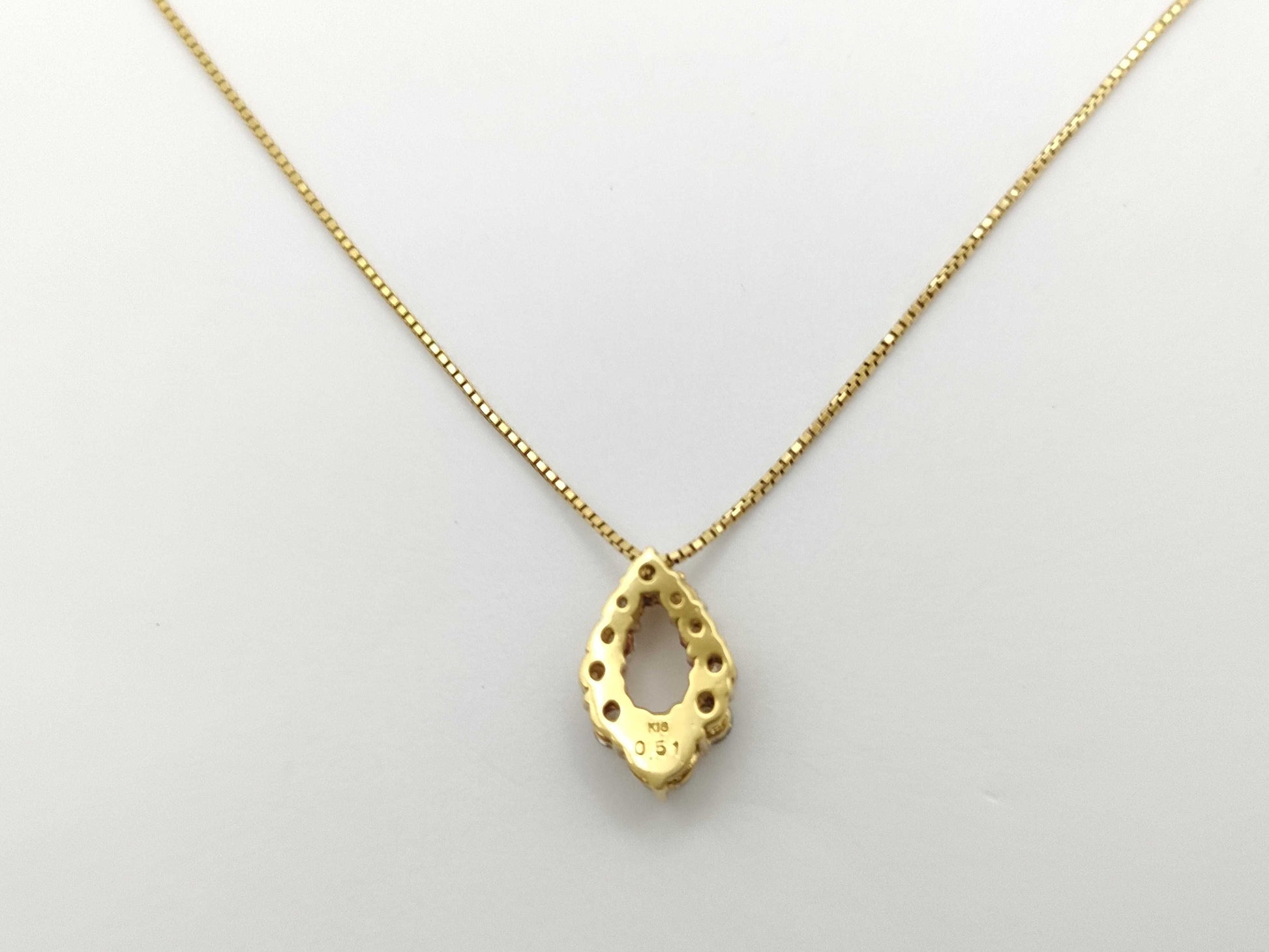D0.51ct K18 2.9g Necklace