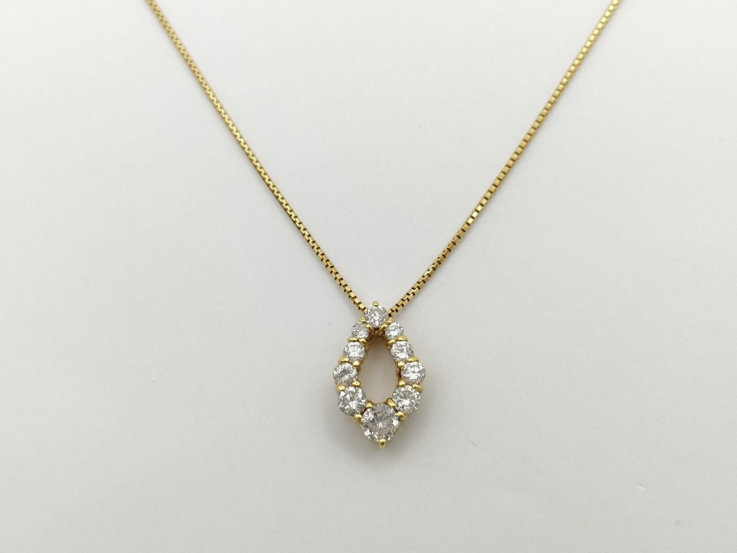 D0.51ct K18 2.9g Necklace