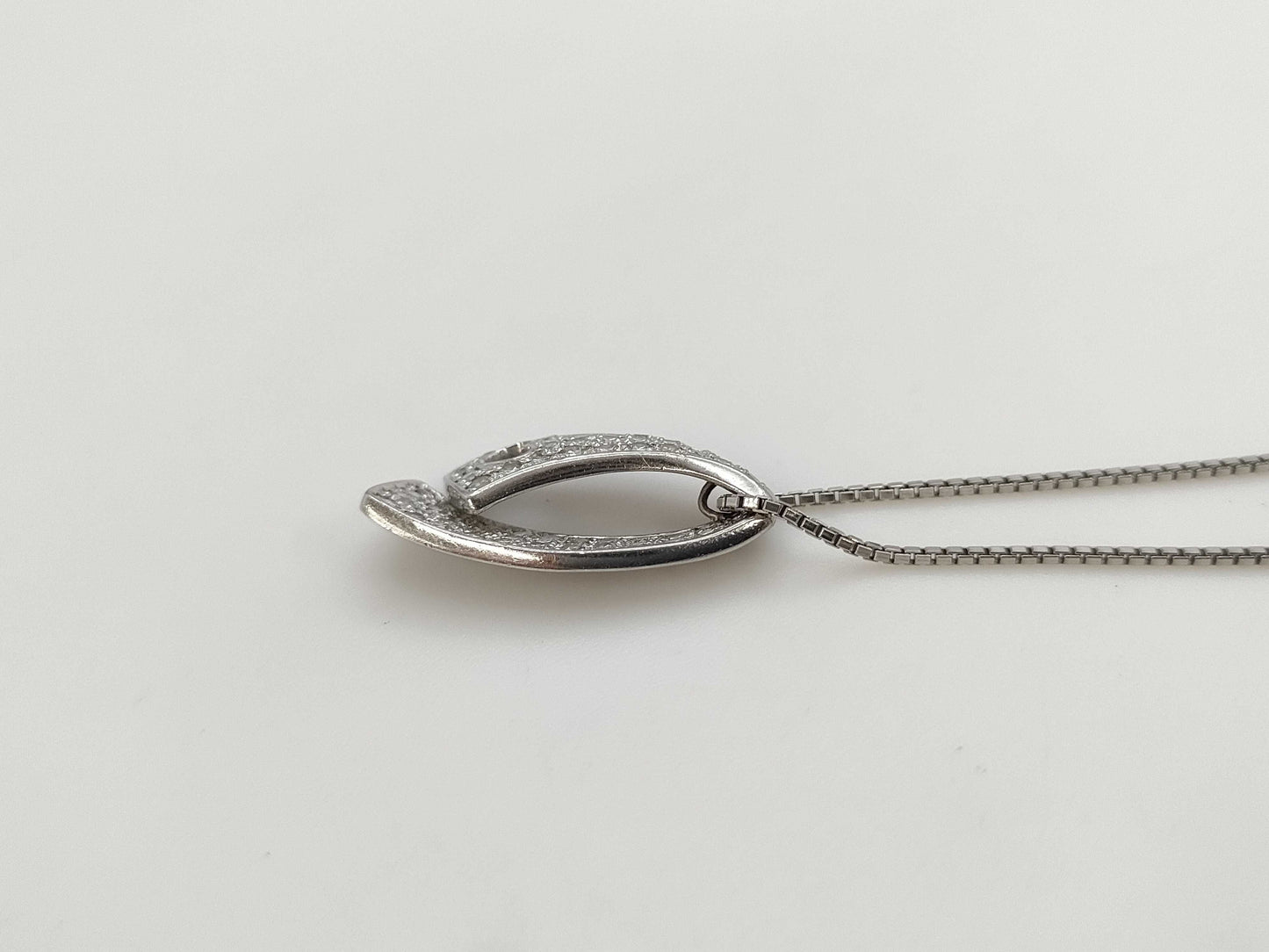 D0.86ct PT900/850 8.7g Necklace