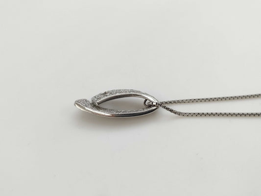 D0.86ct PT900/850 8.7g Necklace