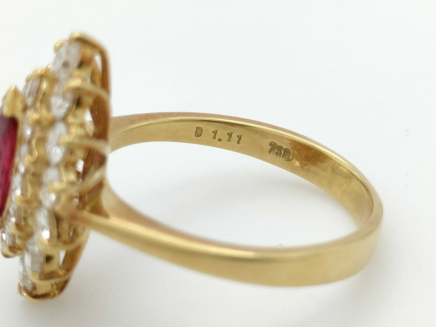 R0.53ct D1.11ct K18 4.2g Ring