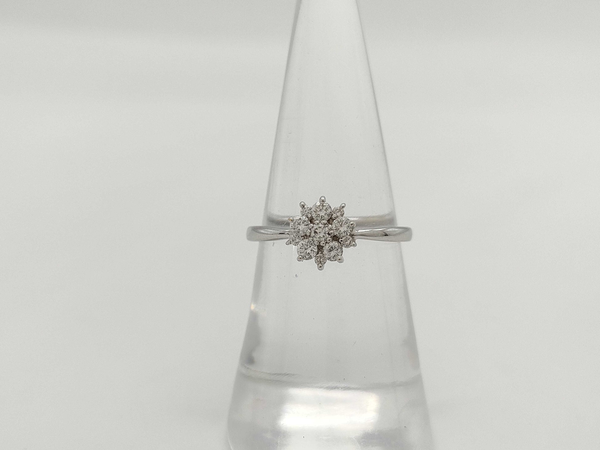 D0.23ct K18WG 2.5g Ring
