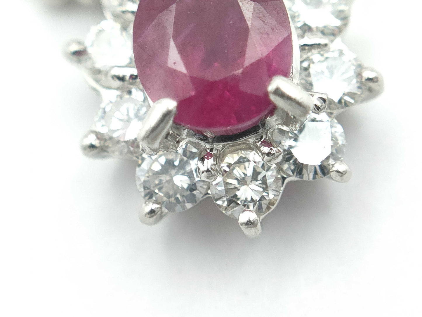 R0.520ct D0.40ct PT850 5.0g Necklace