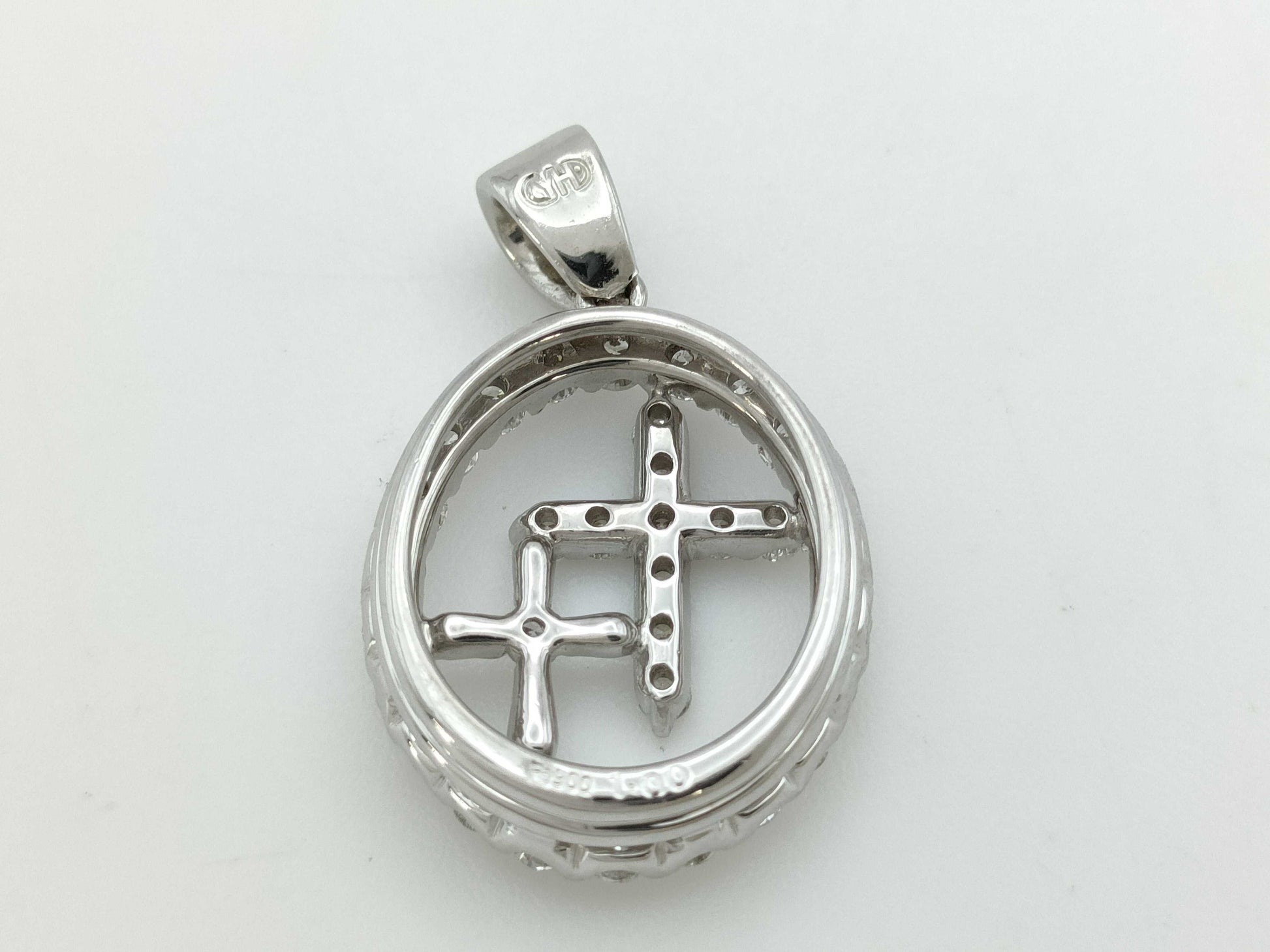 D1.00ct PT900 7.6g Pendant Top