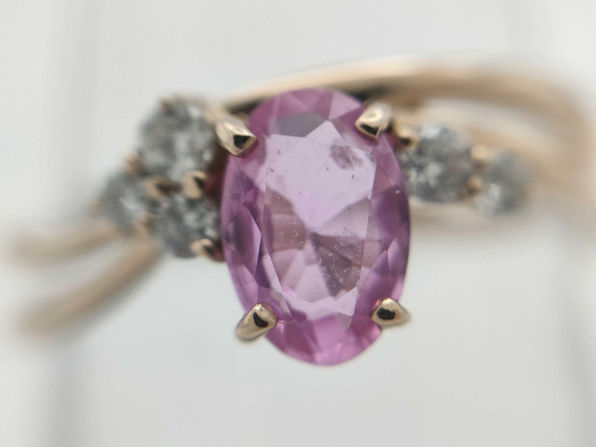 PS0.52ct D0.06ct K18PG 2.5g Ring