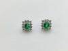 E0.25ct E0.20ct D0.16ct D0.16ct K18WG 1.1g Earrings
