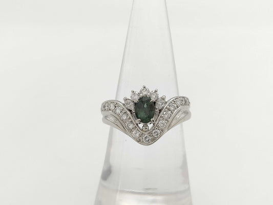 AX0.43ct D0.51ct PT900 8.9g Ring