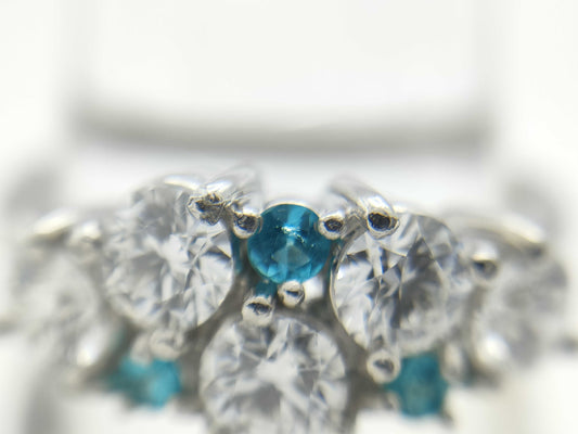TASAKI TASAKI D1.12ct Paraiba Tourmaline PT900 5.4g Ring