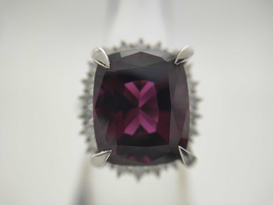 RGA12.56ct D0.68ct PT900 13.6g Ring