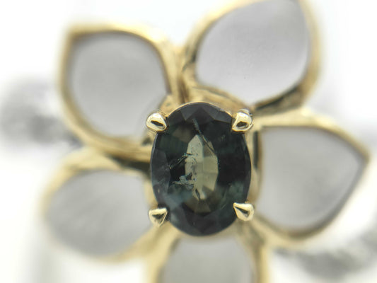JEWEL STUDIO AX0.30ct QZ1.72ct D0.32ct K18/PT900 8.4g Ring