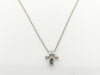 AX0.22ct D0.18ct PT900/850 4.4g Necklace