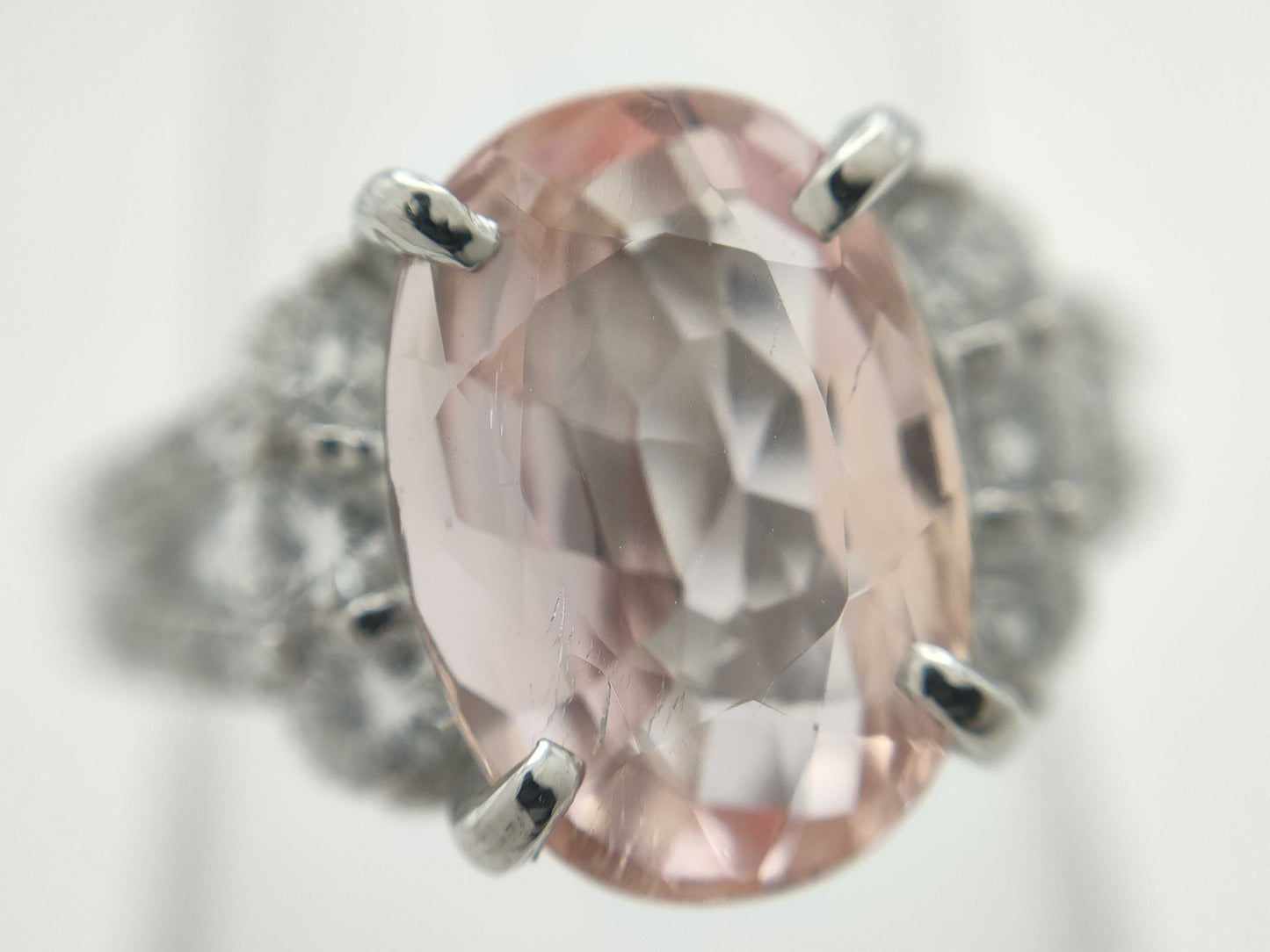 Paparazzia Sapphire 3.518ct D0.483ct PT900 8.4g Ring