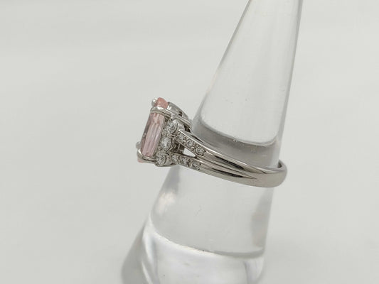 Paparazzia Sapphire 3.518ct D0.483ct PT900 8.4g Ring