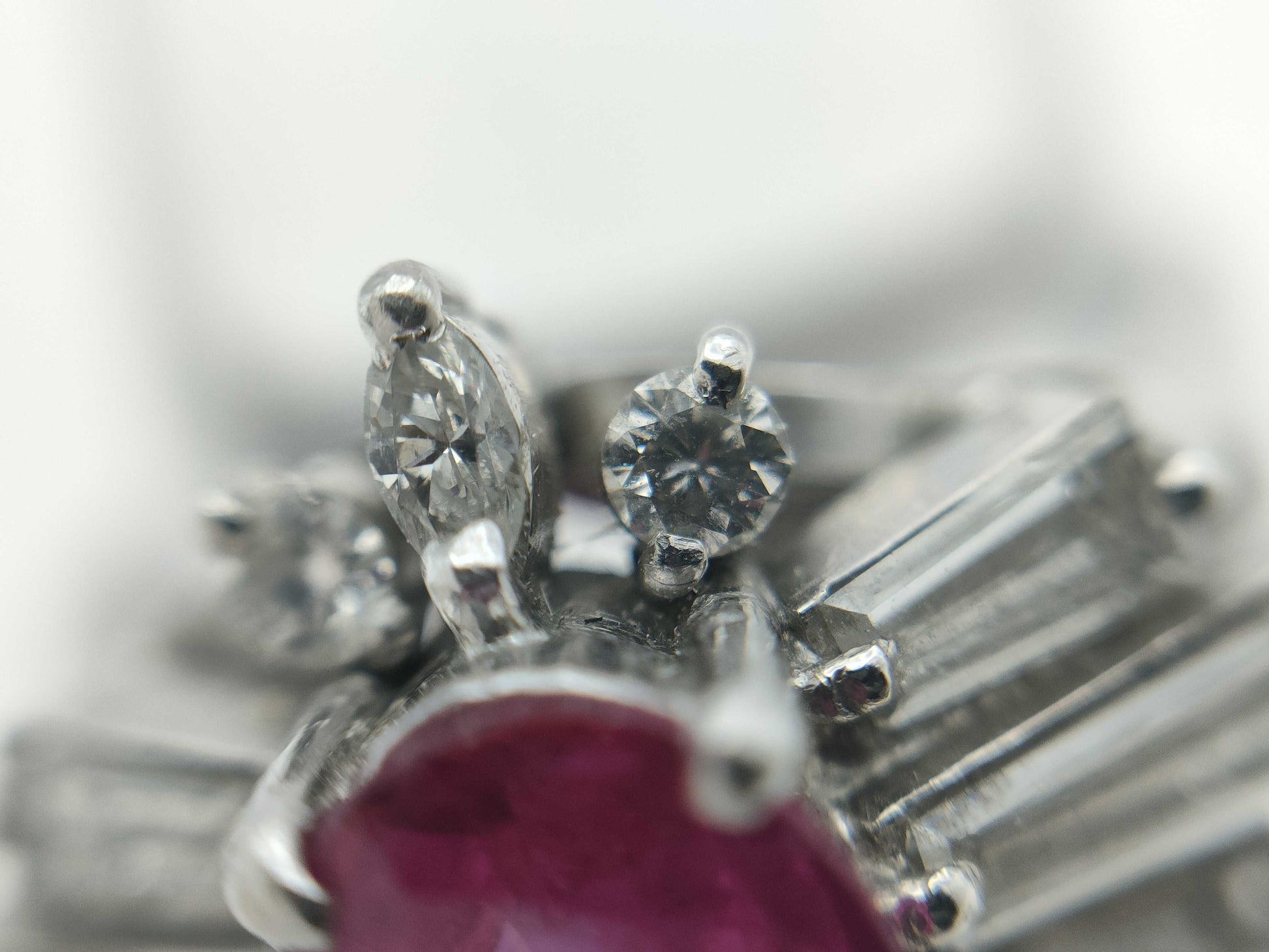 R1.13ct D0.79ct PT900 7.0g Ring