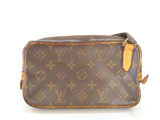 LOUIS VUITTON Monogram Pochette Marly Banduriere M51828 DU1002 Shoulder Bag