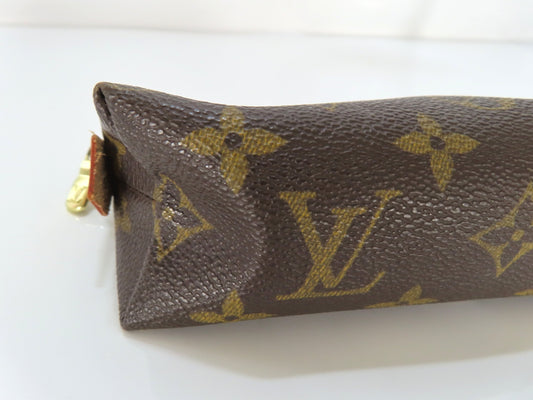 LOUIS VUITTON Monogram Pochette Cosmetic PM M47515 CA1020 Pouch