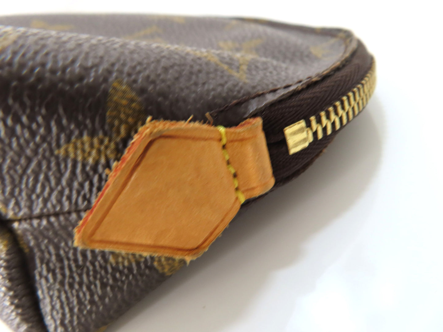 LOUIS VUITTON Monogram Pochette Cosmetic PM M47515 CA1020 Pouch