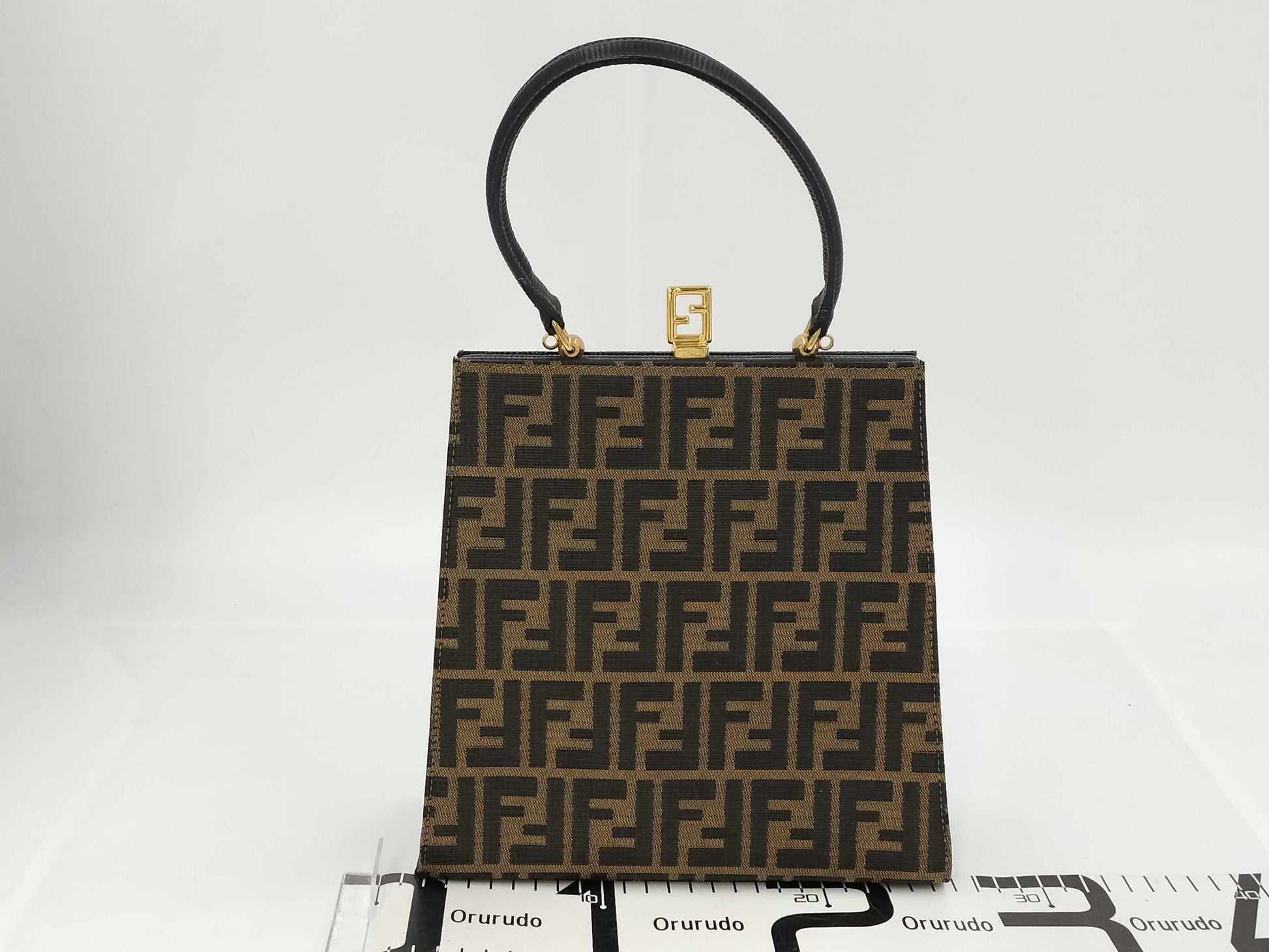 FENDI Zucca 2way Top Handle Bag Shoulder Shoulder Bag