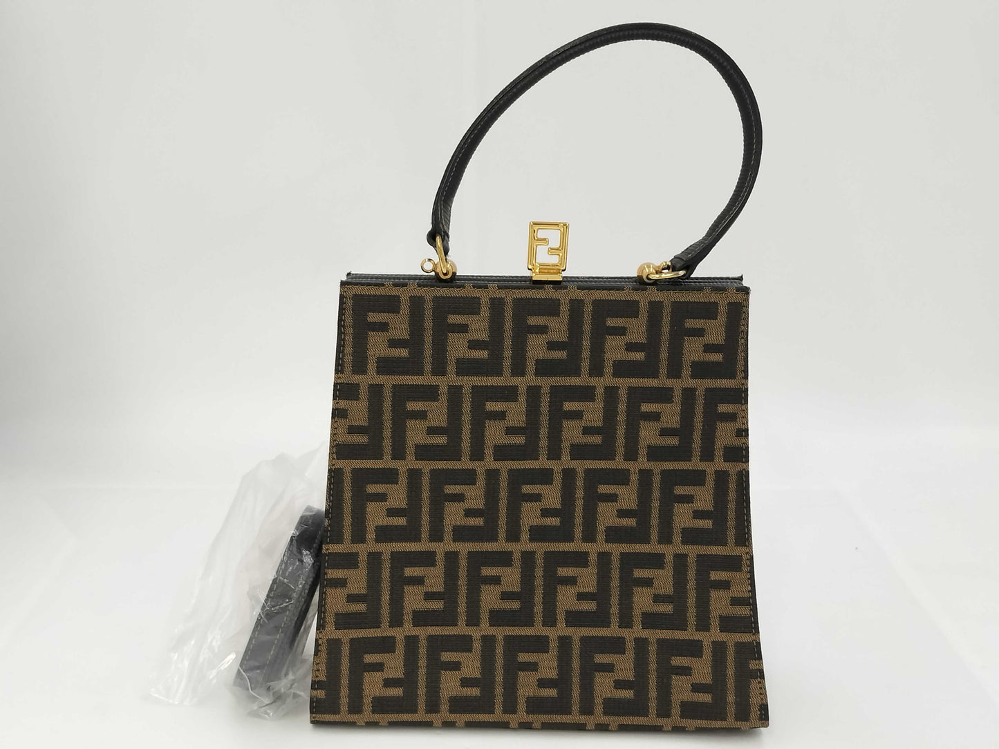 FENDI Zucca 2way Top Handle Bag Shoulder Shoulder Bag