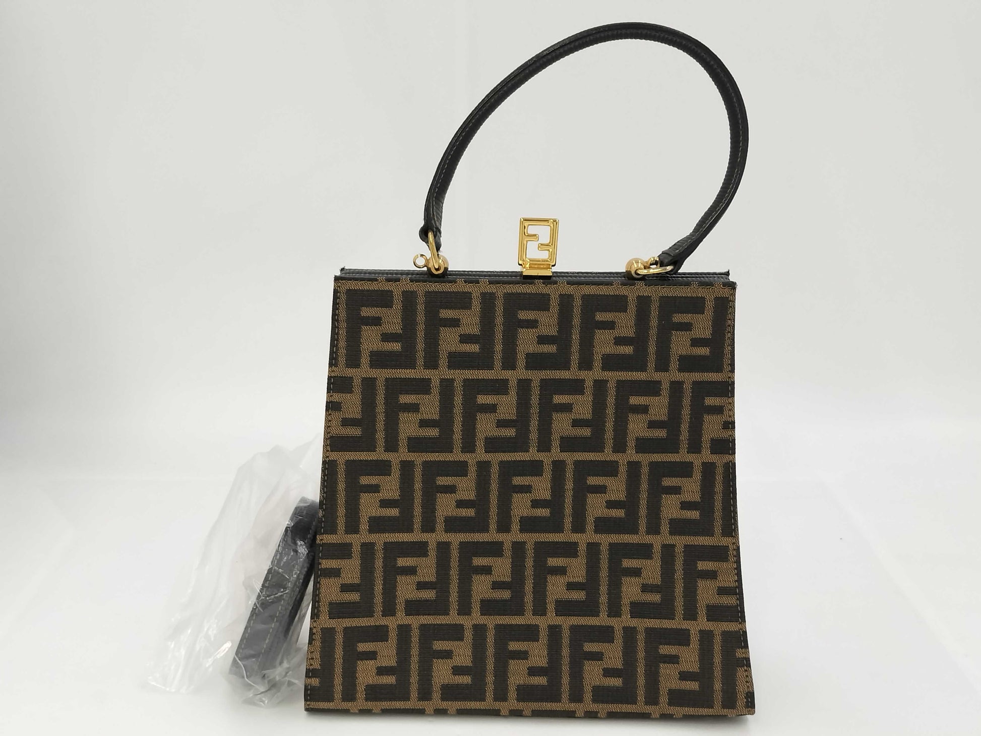 FENDI Zucca 2way Top Handle Bag Shoulder Shoulder Bag