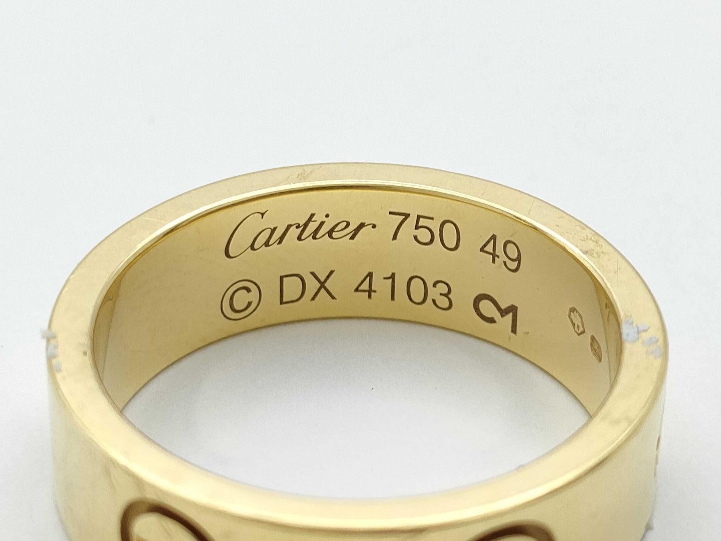 Cartier Love #49 YG Au750 6.1g Ring