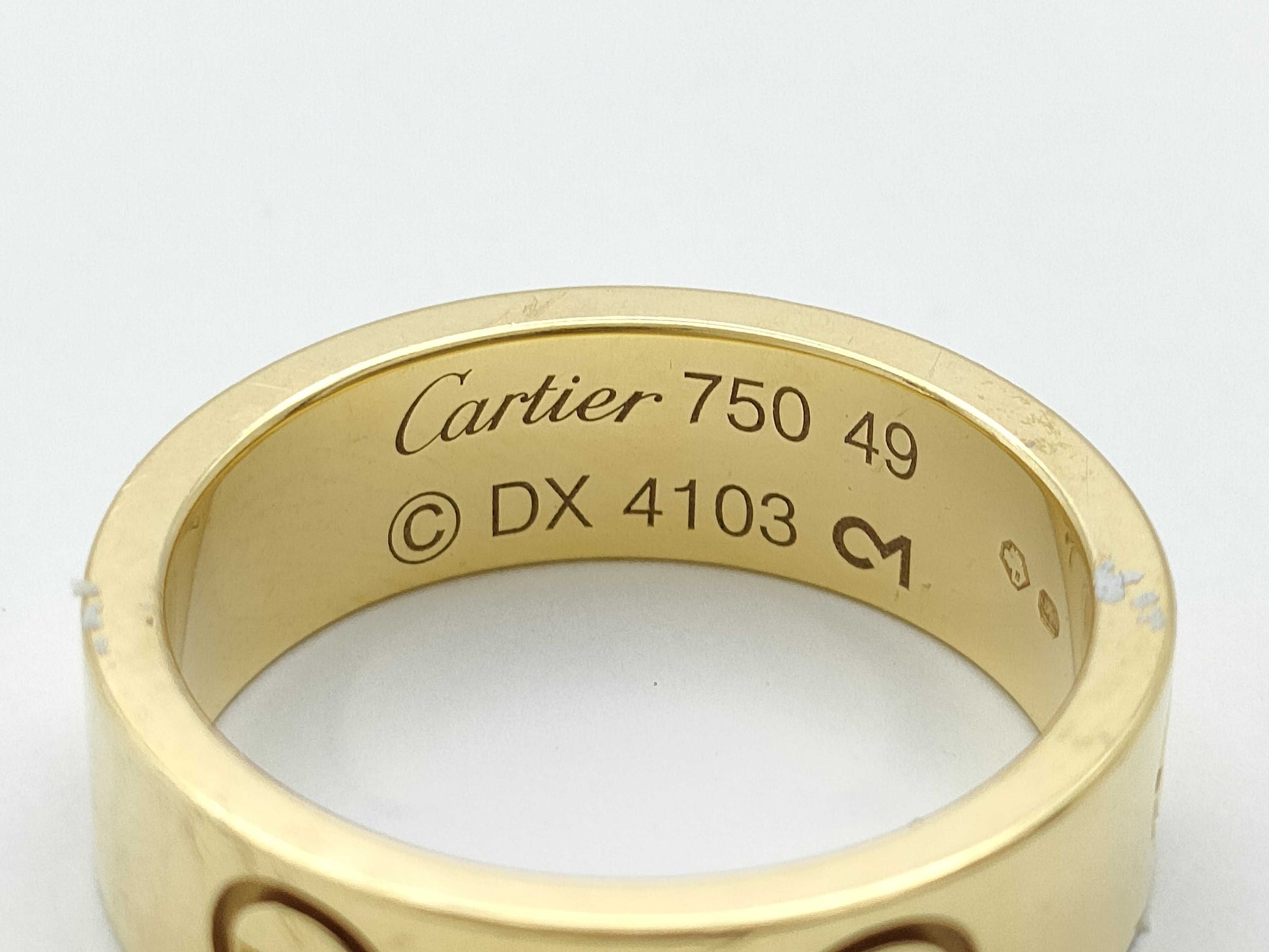 Cartier Love #49 YG Au750 6.1g Ring