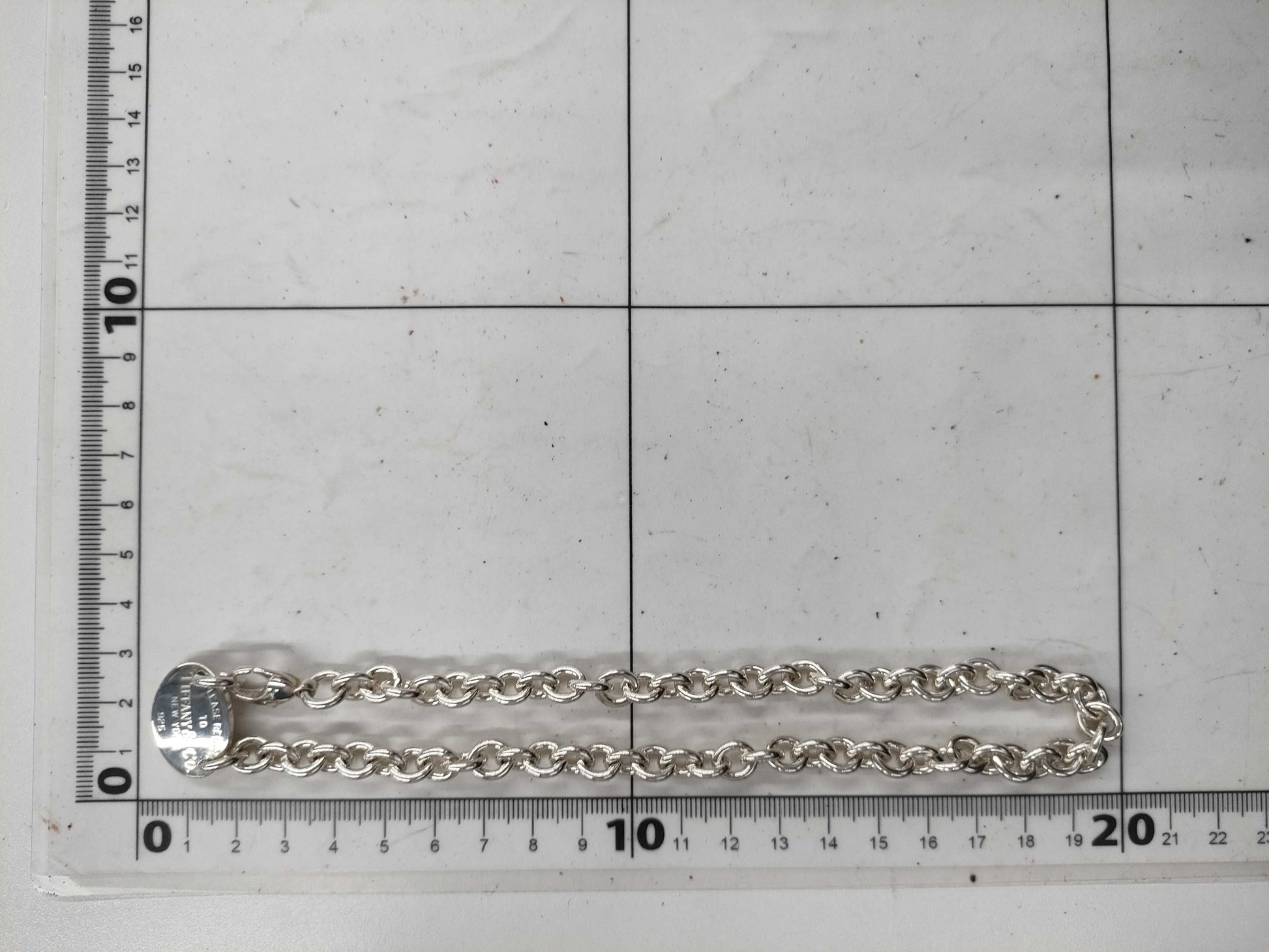 Tiffany&Co. TIFFANY&Co. Necklace Return to Oval Plate Chain SV925 Necklace