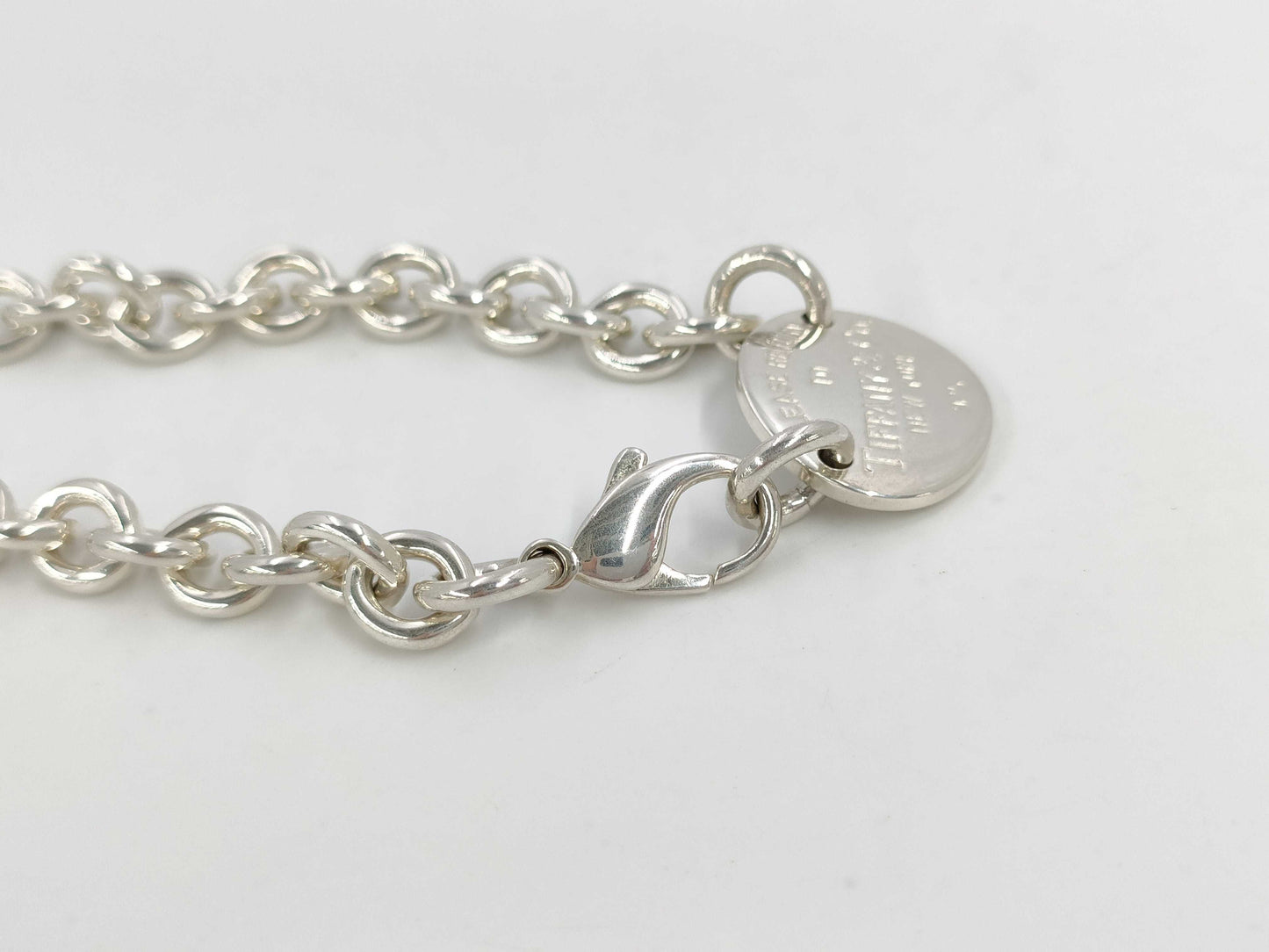 Tiffany&Co. TIFFANY&Co. Necklace Return to Oval Plate Chain SV925 Necklace