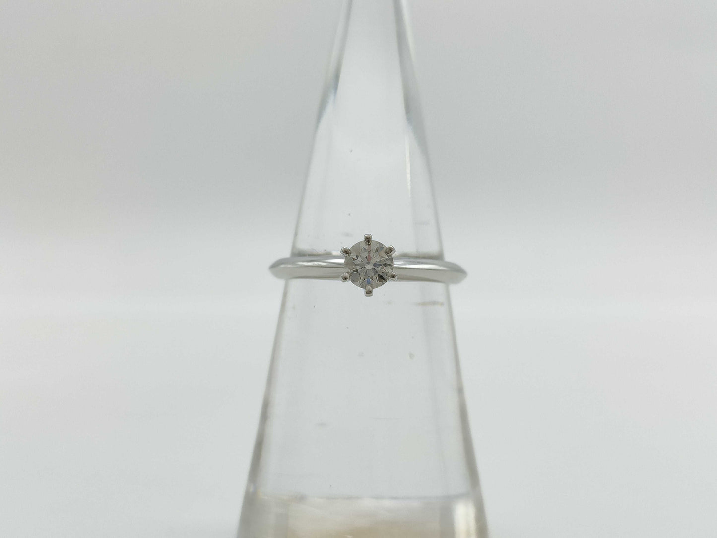 Tiffany&Co. Classic Solitaire D0.26ct PT950 3.5g Ring