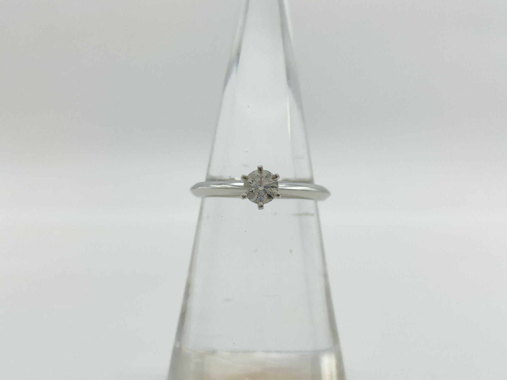 Tiffany&Co. Classic Solitaire D0.26ct PT950 3.5g Ring