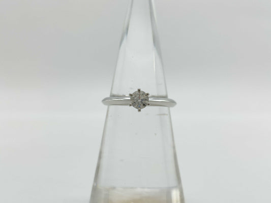 Tiffany&Co. Classic Solitaire D0.26ct PT950 3.5g Ring