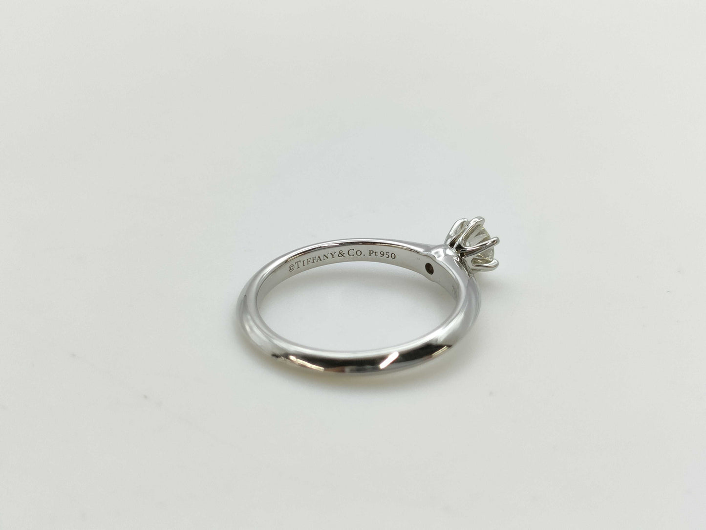 Tiffany&Co. Classic Solitaire D0.26ct PT950 3.5g Ring