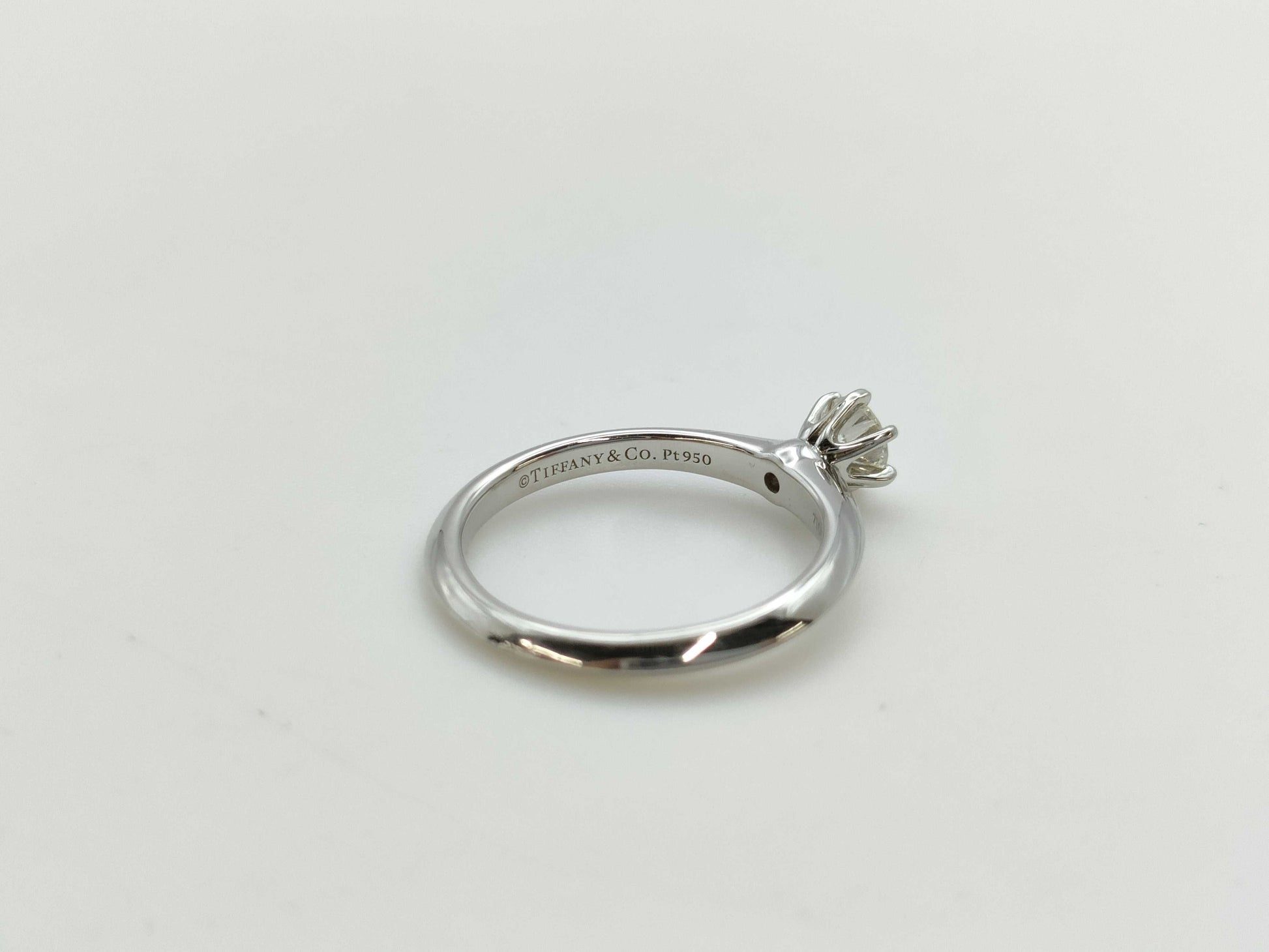 Tiffany&Co. Classic Solitaire D0.26ct PT950 3.5g Ring
