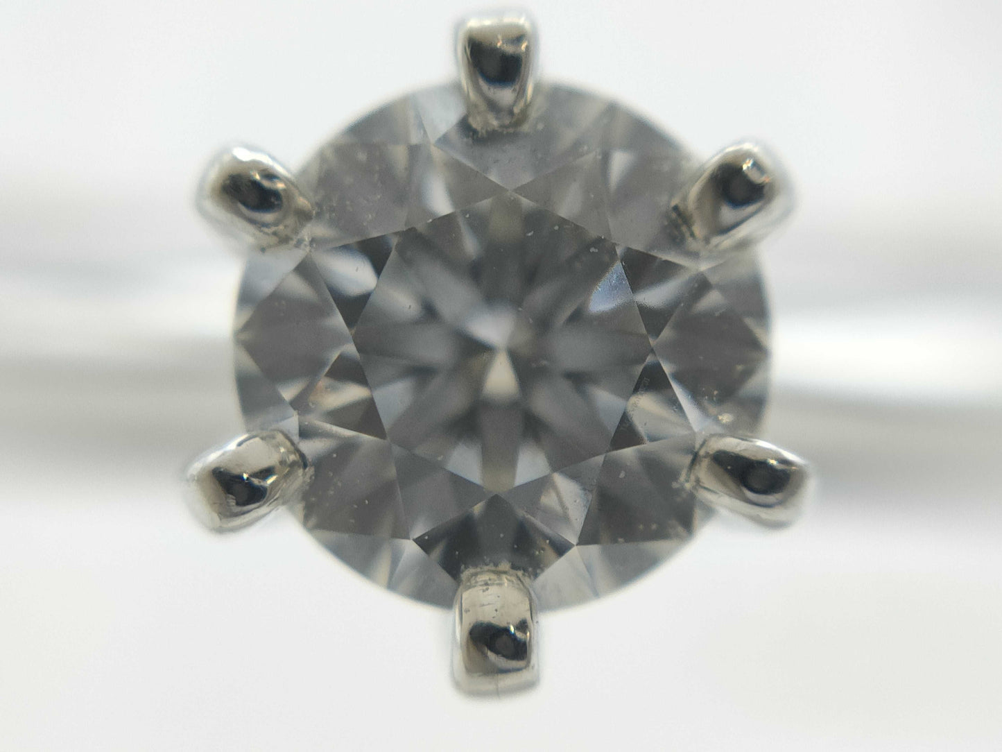 Tiffany&Co. Classic Solitaire D0.26ct PT950 3.5g Ring