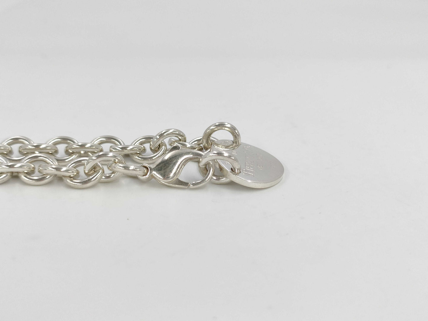 Tiffany & Co. Tiffany Necklace Return to Tiffany Oval Tag 925 Engraved Necklace