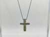 Tiffany&Co. Dots Cross 4PD PT950 6.7g Necklace