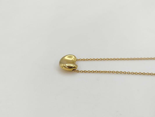 Tiffany&Co. Bean YG 18K 2.9g Necklace