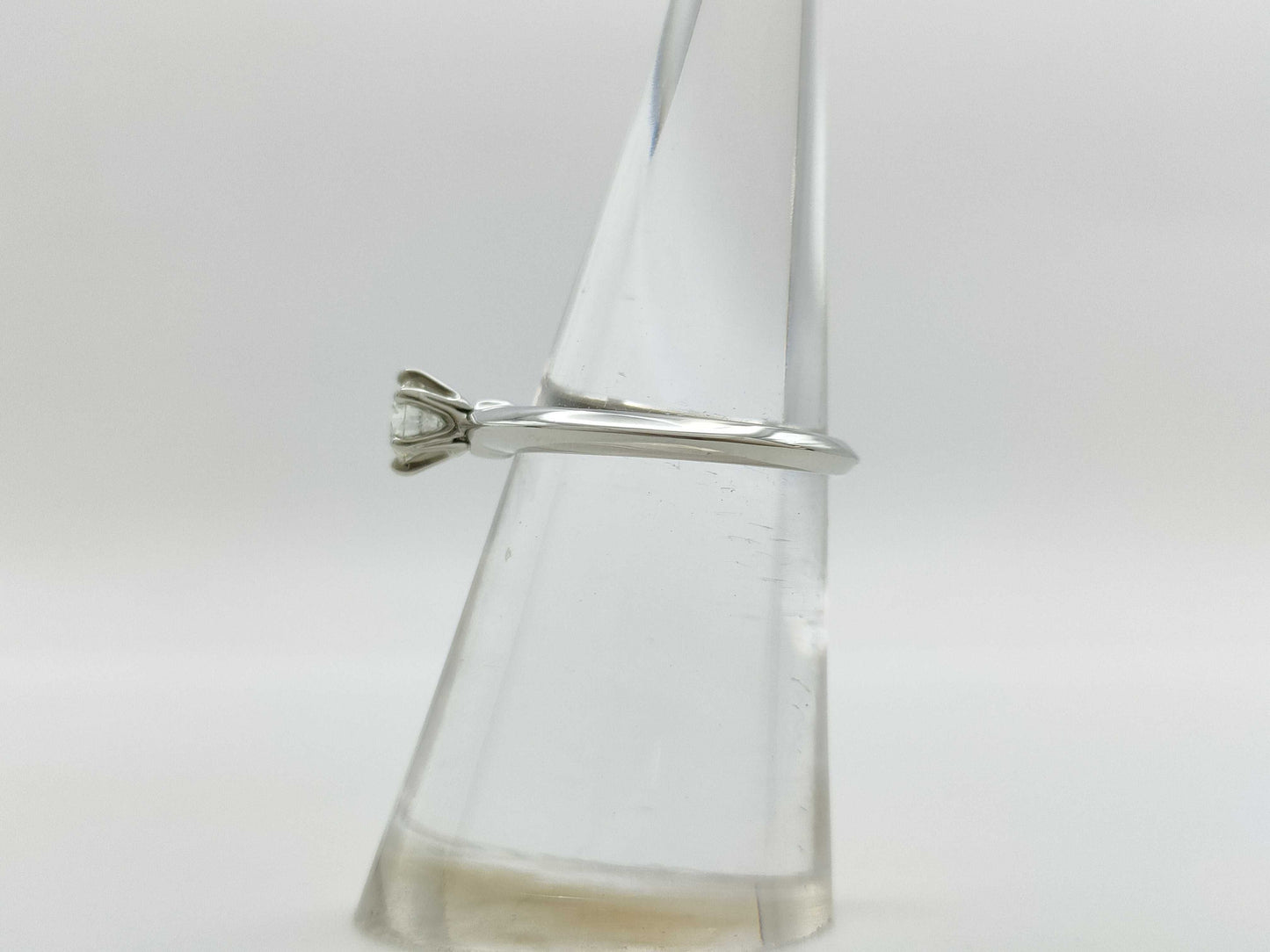 Tiffany & Co. Solitaire D0.30ct PT950 3.6g Ring