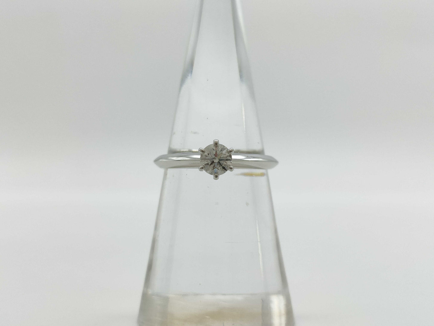 Tiffany & Co. Solitaire D0.30ct PT950 3.6g Ring