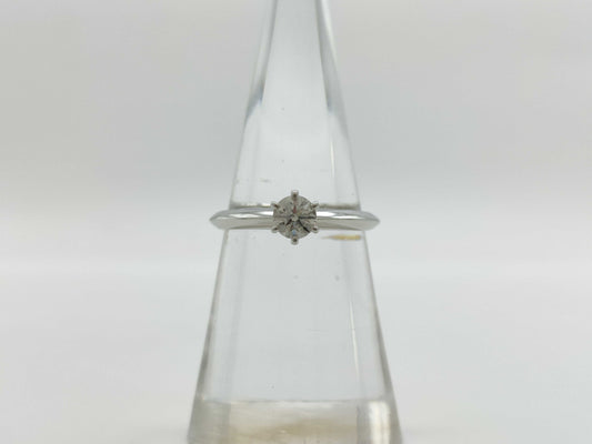 Tiffany & Co. Solitaire D0.30ct PT950 3.6g Ring
