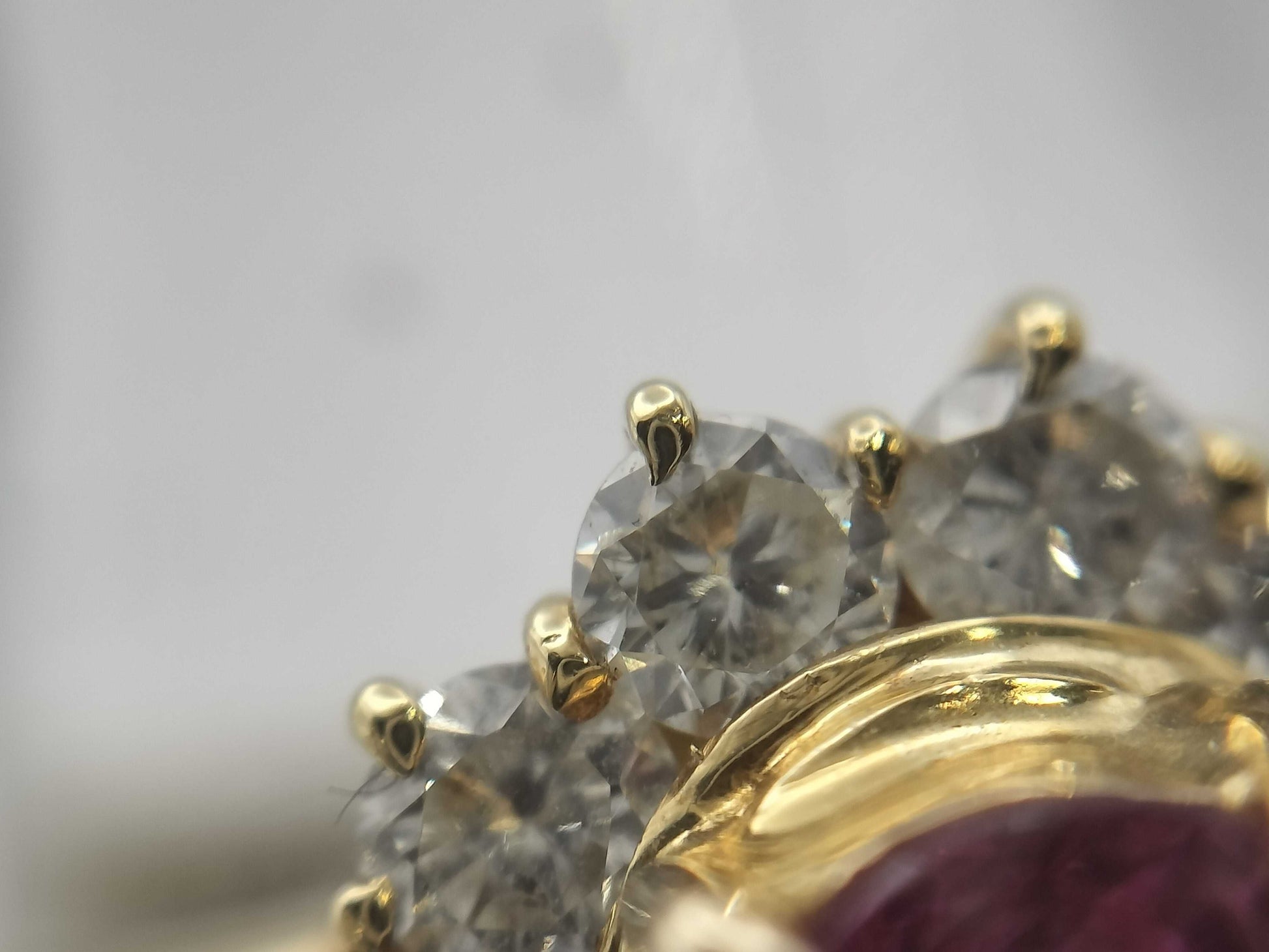 R0.684/0.201ct D0.40ct K18 4.6g Ring