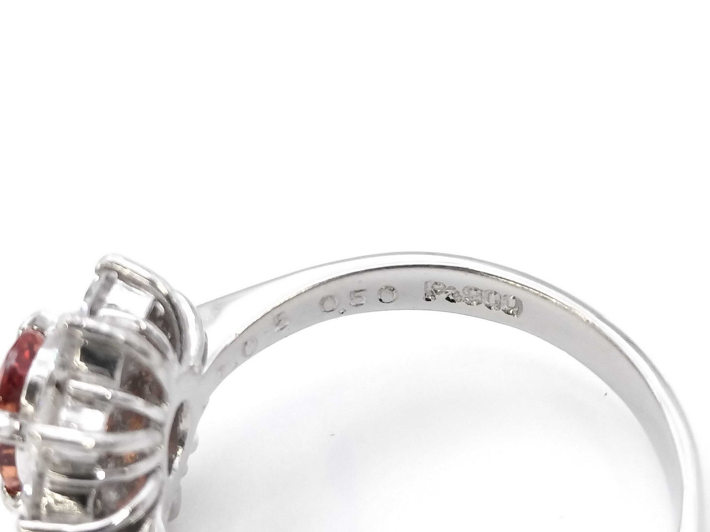 G1.05ct D0.50ct PT900 5.1g Ring