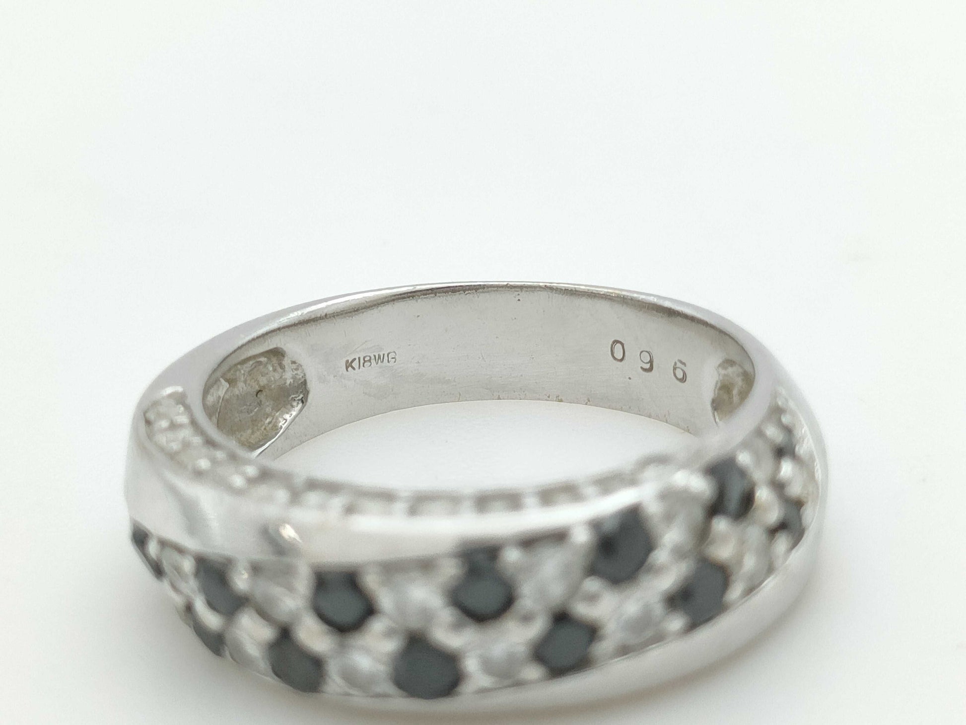 D0.96ct K18WG 3.9g Ring