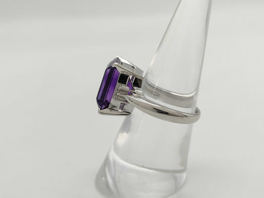 AM6.50ct D0.09ct PT900 10g Ring
