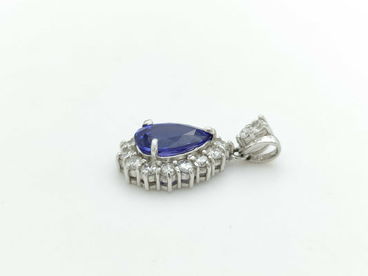 TZ1.28ct D0.50ct PT900 2.8g Pendant Top