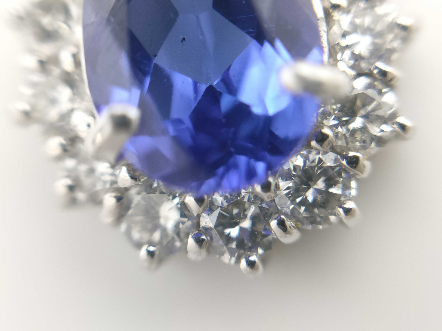 TZ1.28ct D0.50ct PT900 2.8g Pendant Top