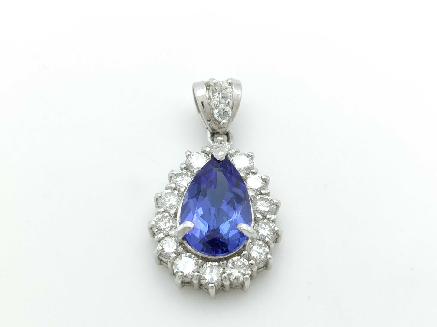 TZ1.28ct D0.50ct PT900 2.8g Pendant Top